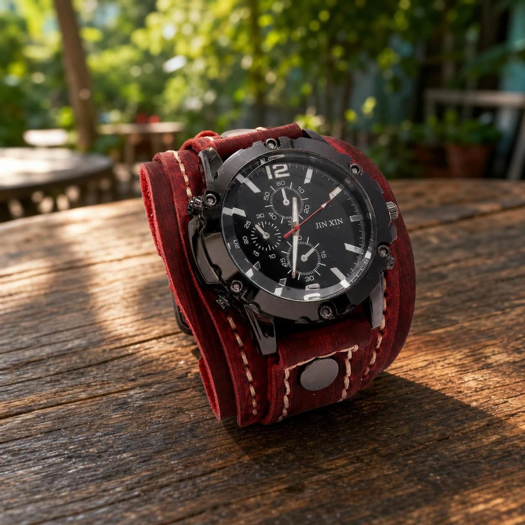 Wide Cuff Quartz Watch