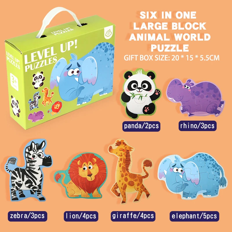 Animal Theme Jigsaw Puzzle Set
