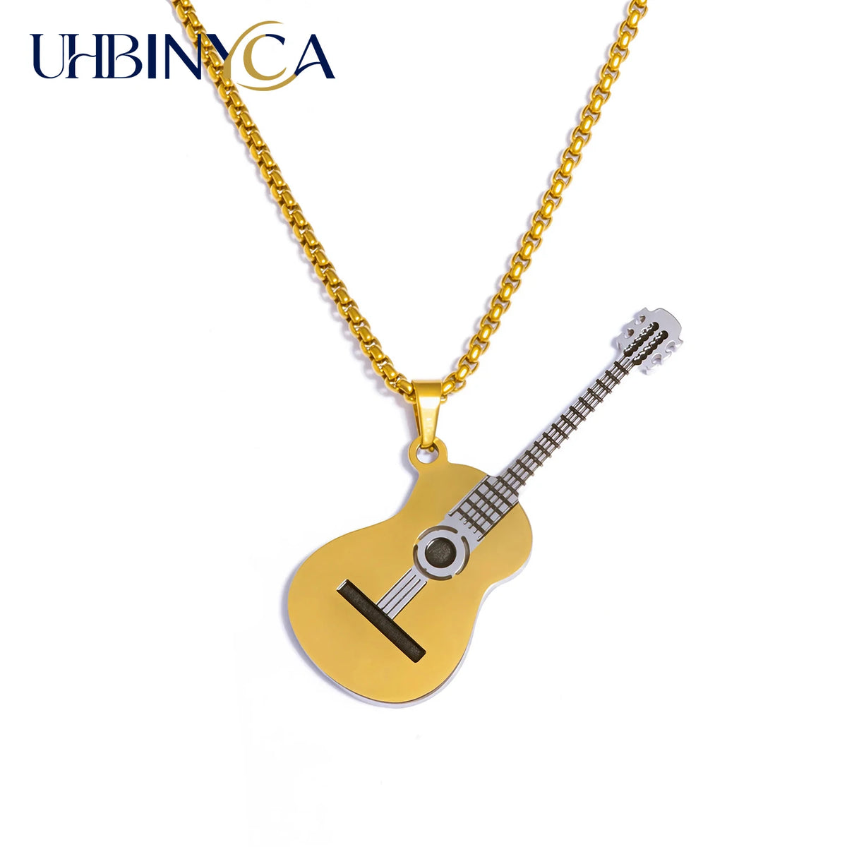 Guitar Pendant Necklace