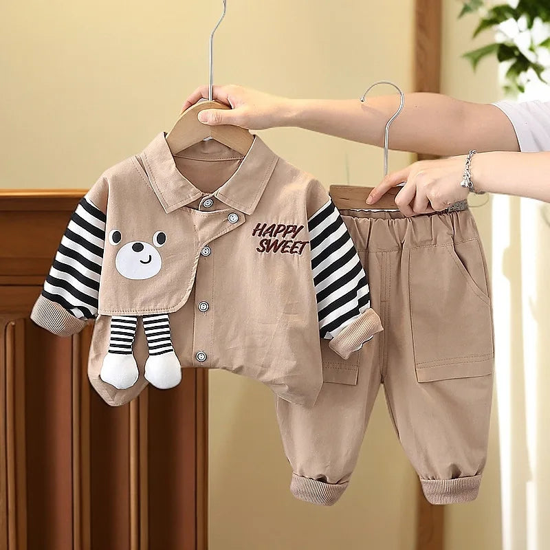 Toddler Long-Sleeve Shirt Outfit
