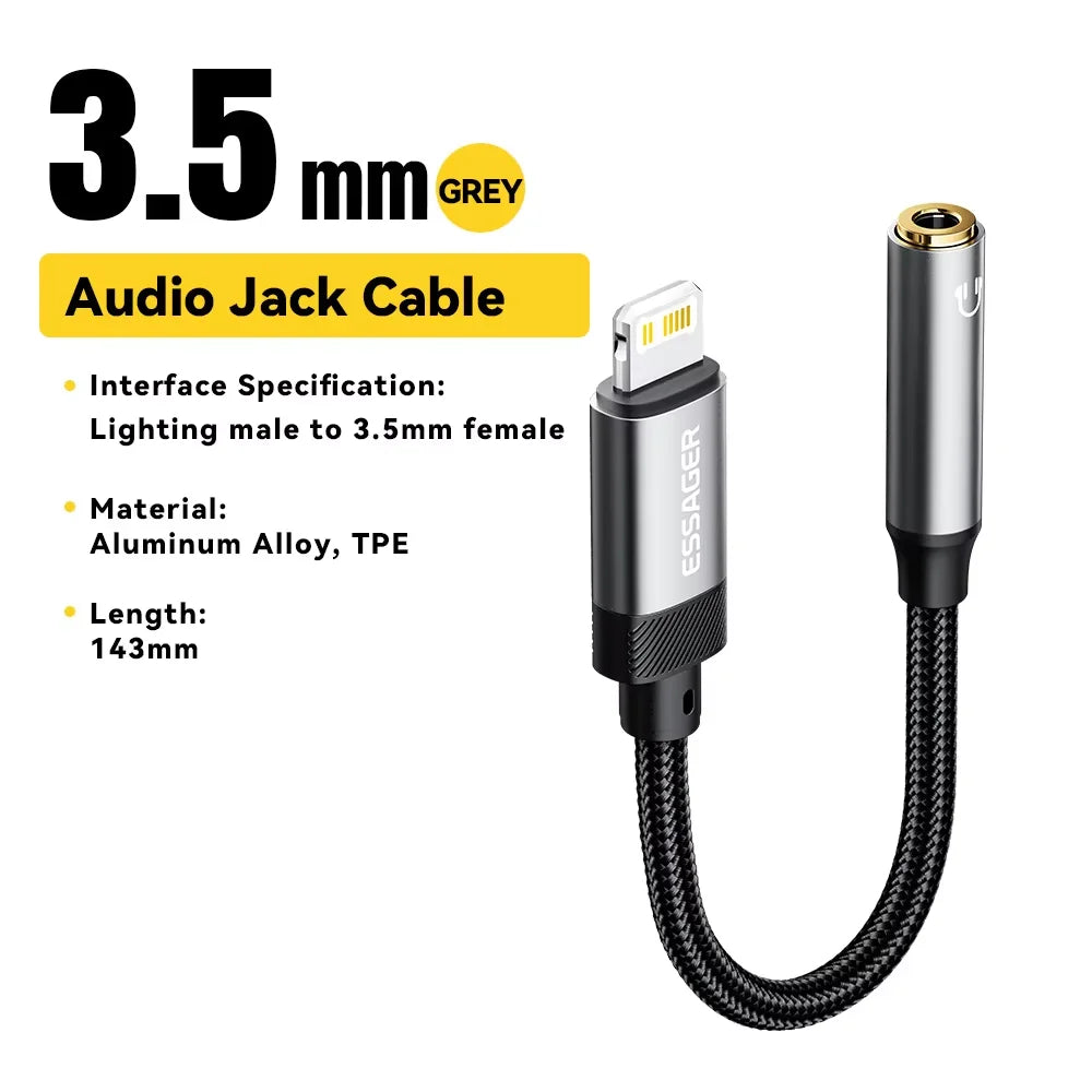 Essager 3.5 mm Headphone Adapter
