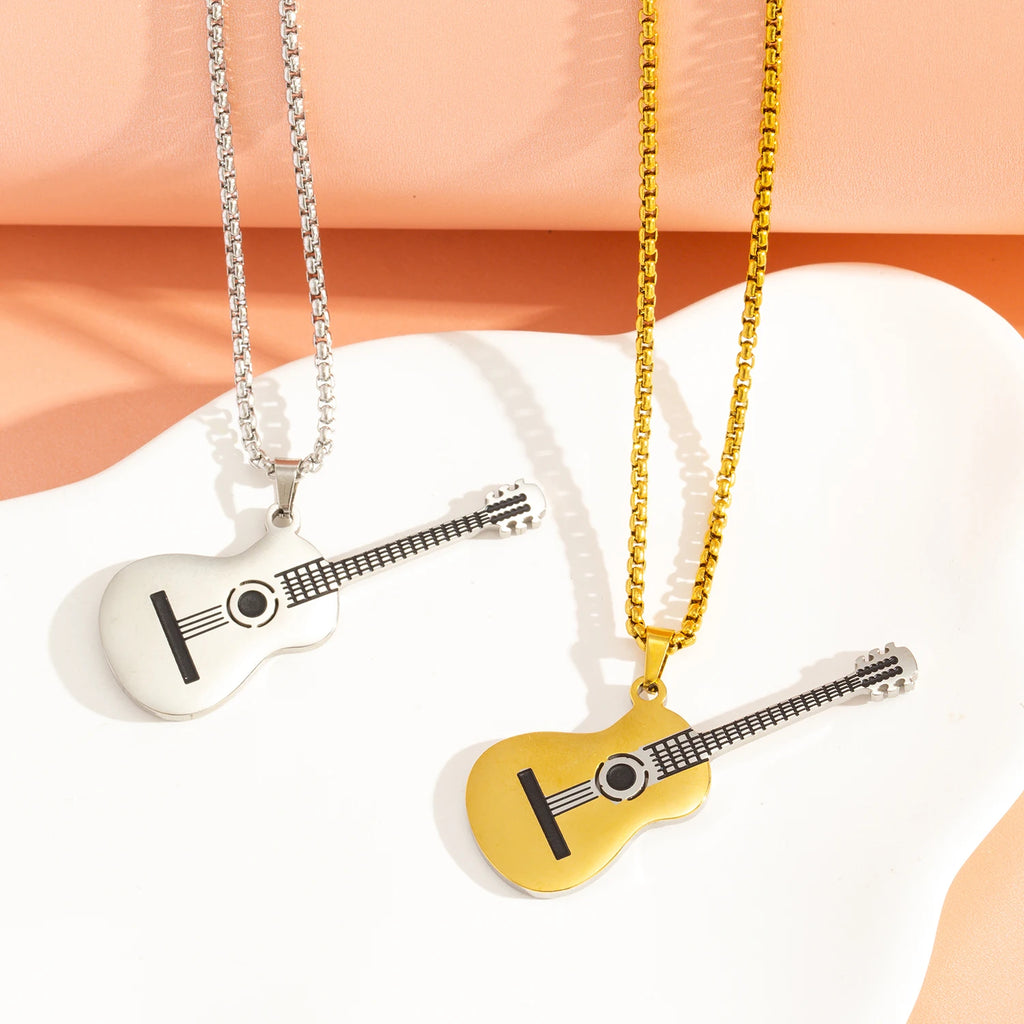 Guitar Pendant Necklace