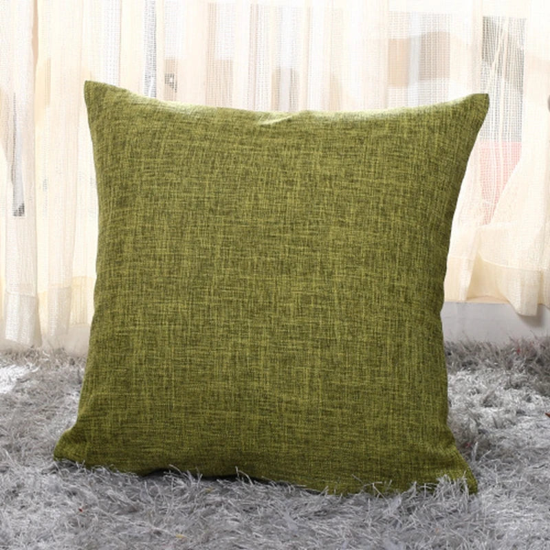 Everyday Solid-Color Cushion Cover