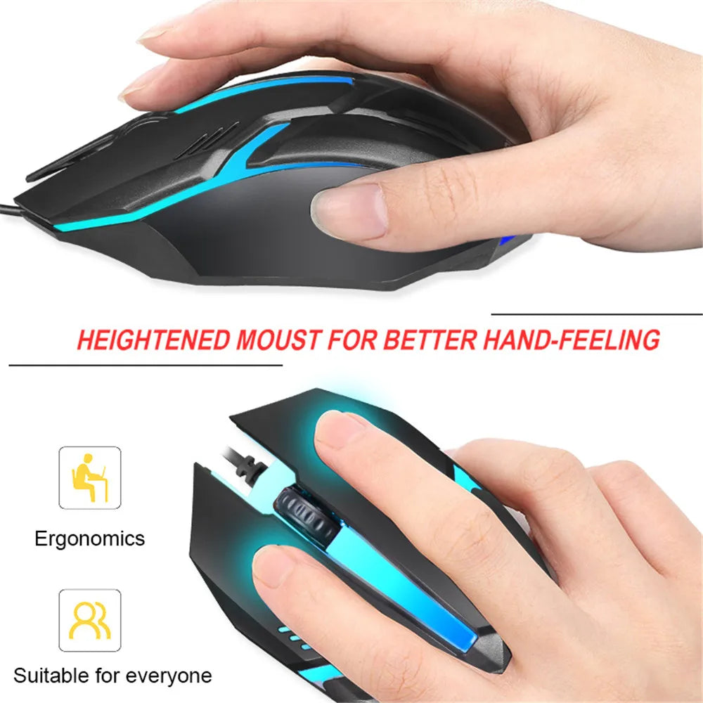Kebidumei Breathing-Light USB Mouse