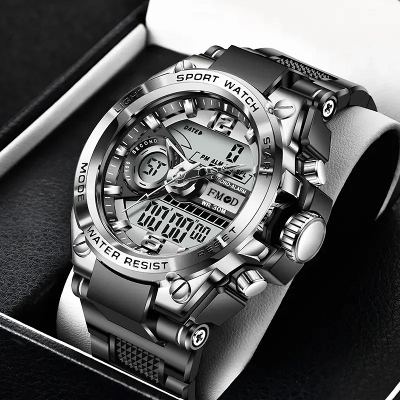 Alloy-Case LED Sport Watch