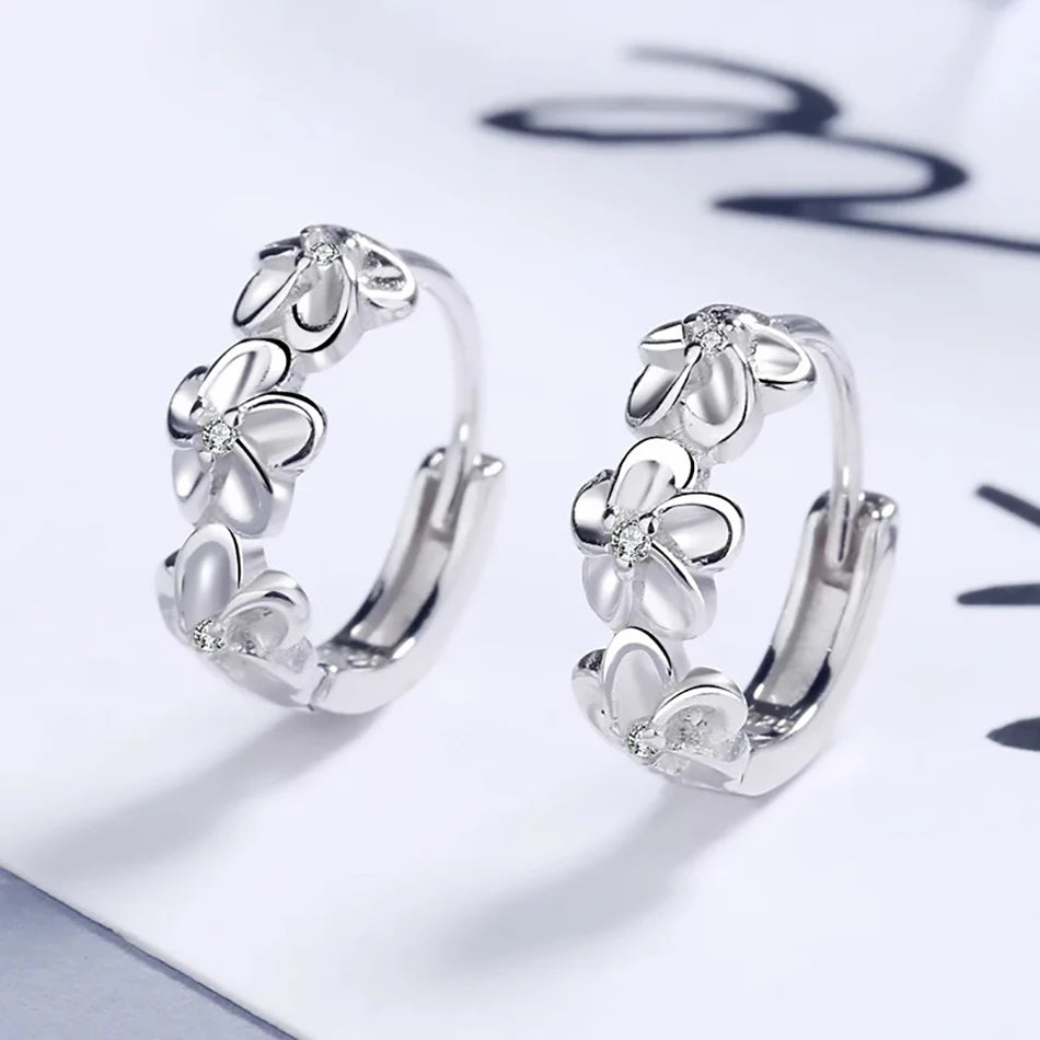 Floral Clip Earrings