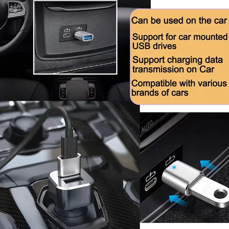 Five-Piece USB Adapter and Hub Set