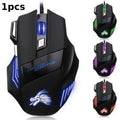 Seven-Button Backlit USB Mouse