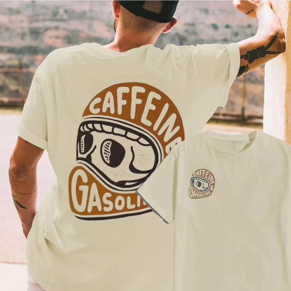 Caffeine & Gasoline Graphic T-Shirt