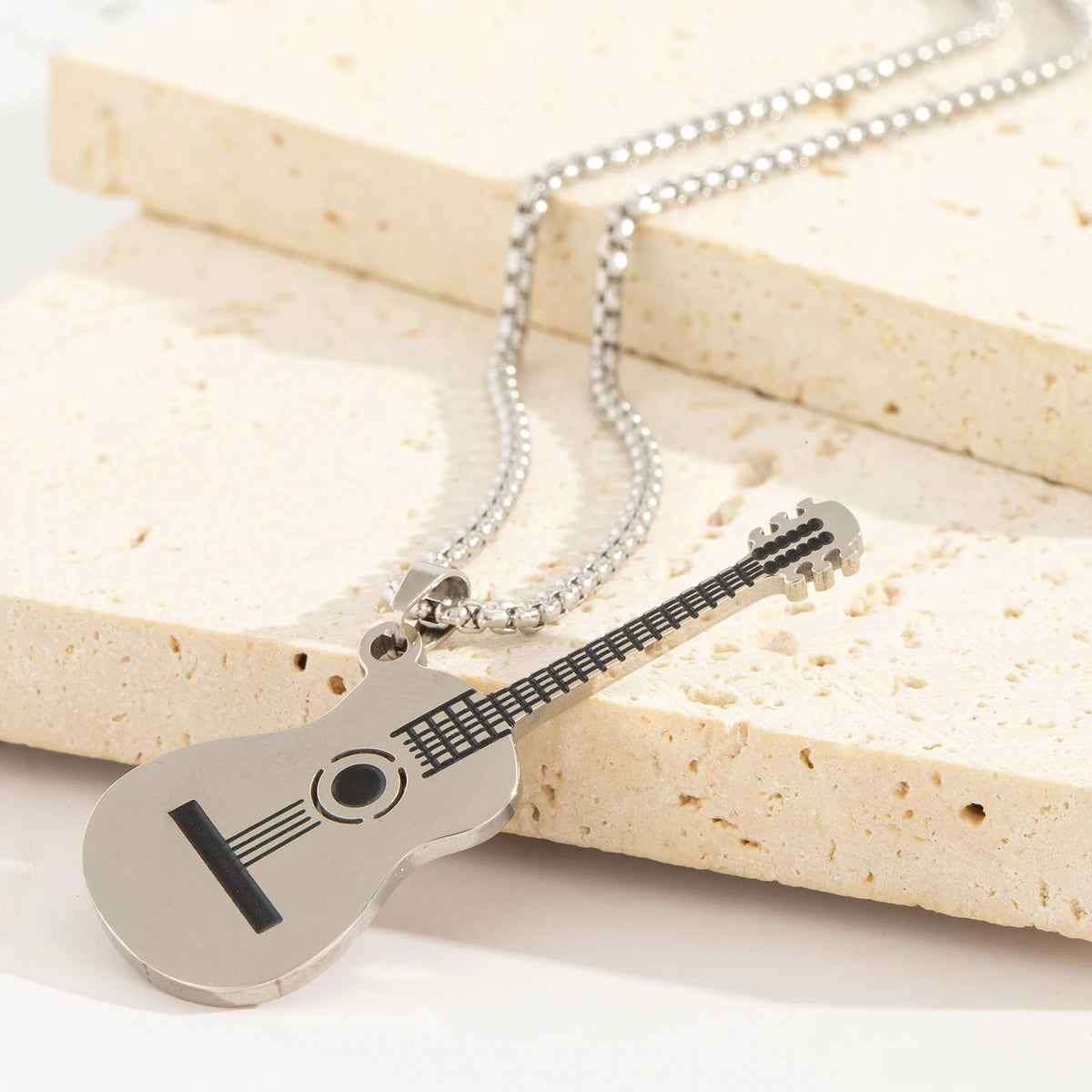 Guitar Pendant Necklace