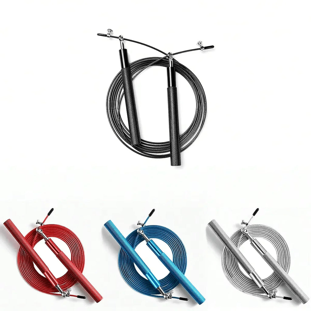 Adjustable Alloy-Handle Jump Rope