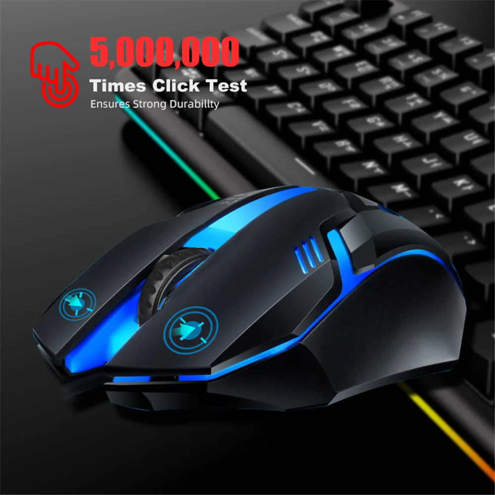 Kebidumei Breathing-Light USB Mouse