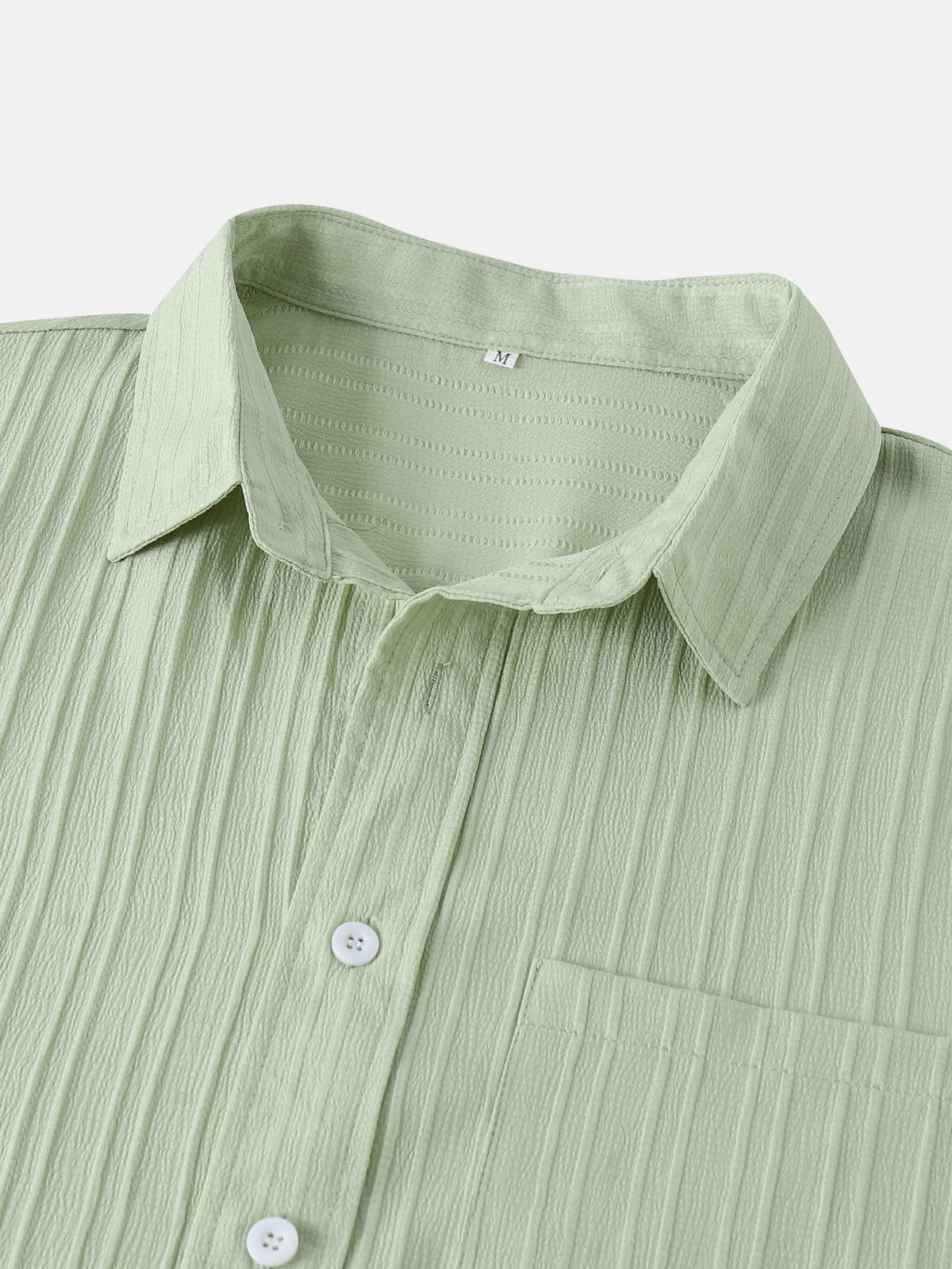 Summer Short-Sleeve Button Shirt