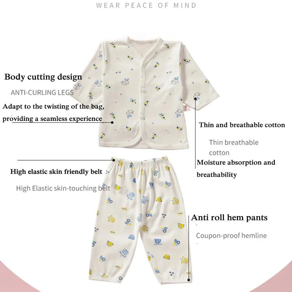 Newborn Cotton Top & Pants Set