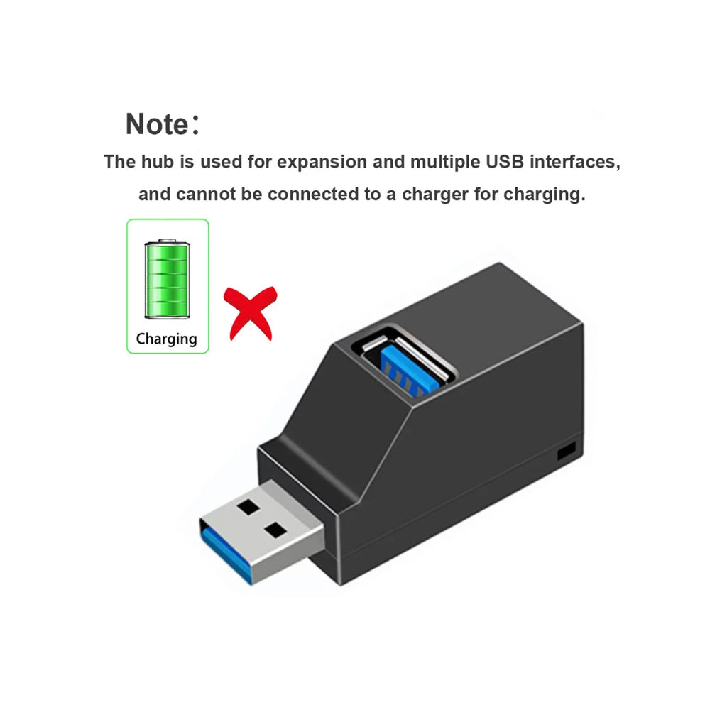 Mini Three-Port USB Hub