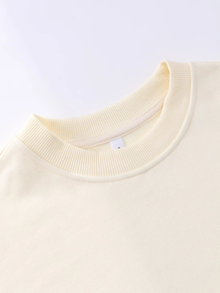 Cartoon Cotton Long-Sleeve Pullover