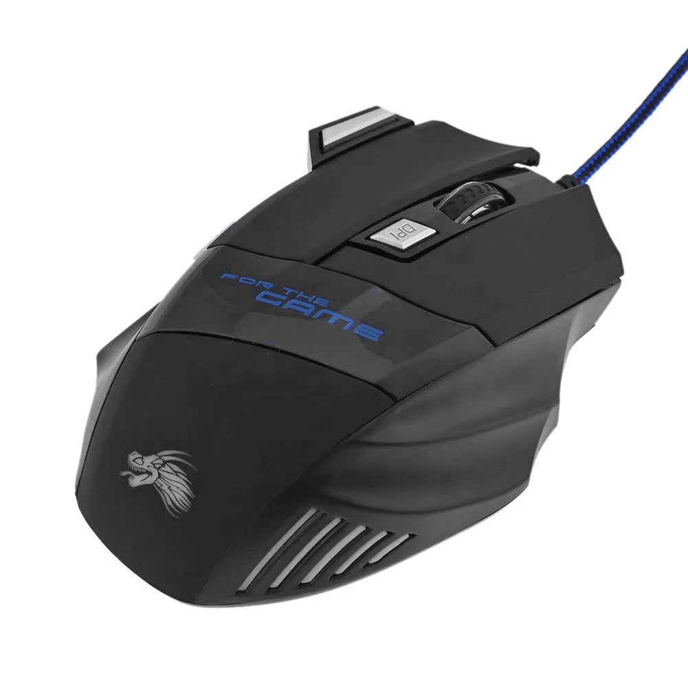 Seven-Button Backlit USB Mouse