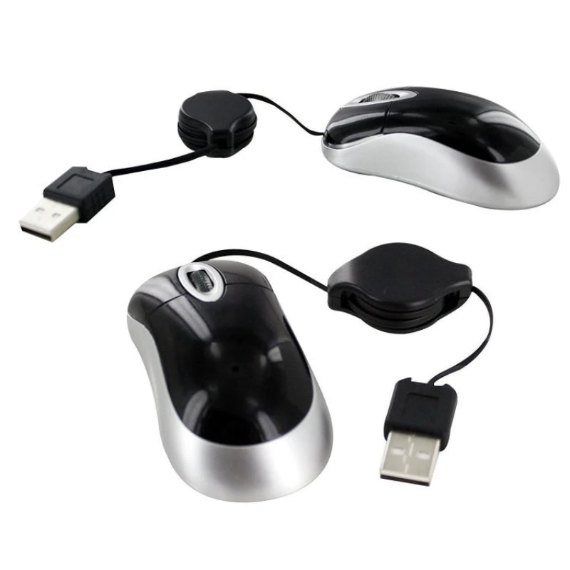 Mini Retractable USB Mouse