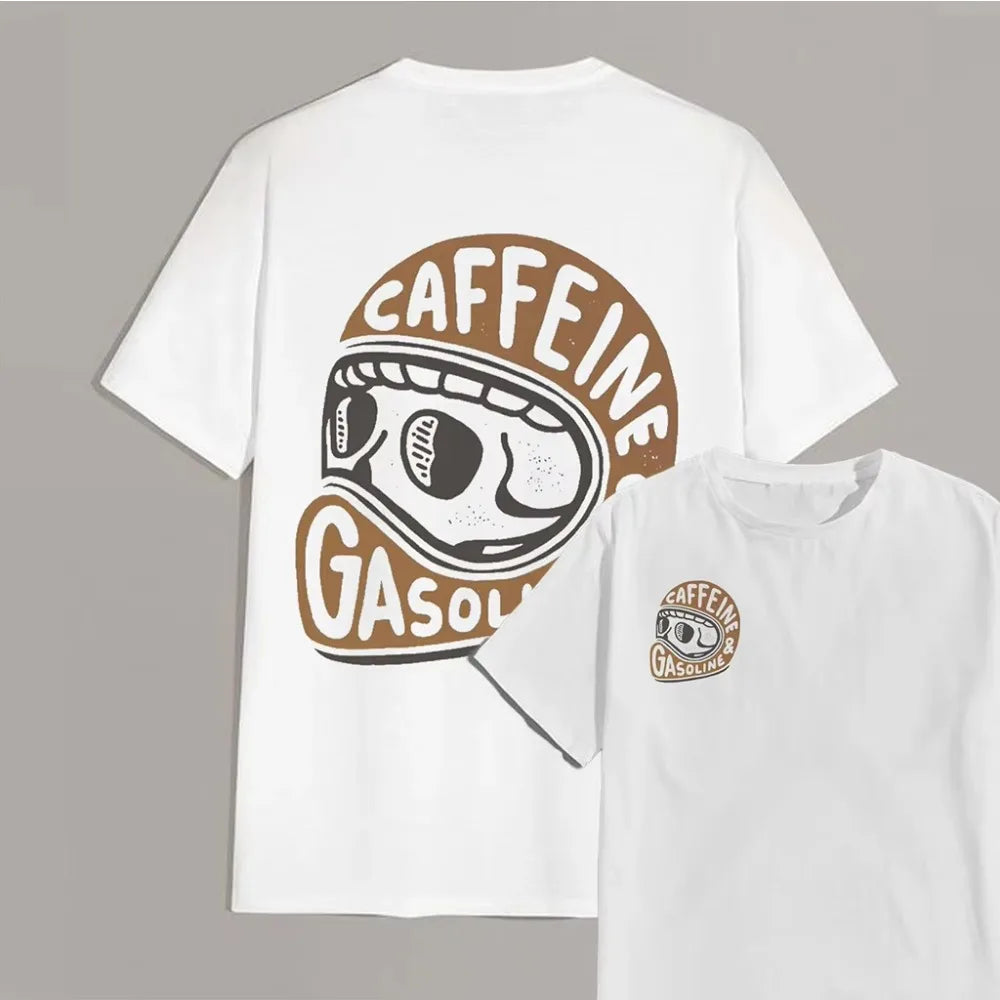 Caffeine & Gasoline Graphic T-Shirt