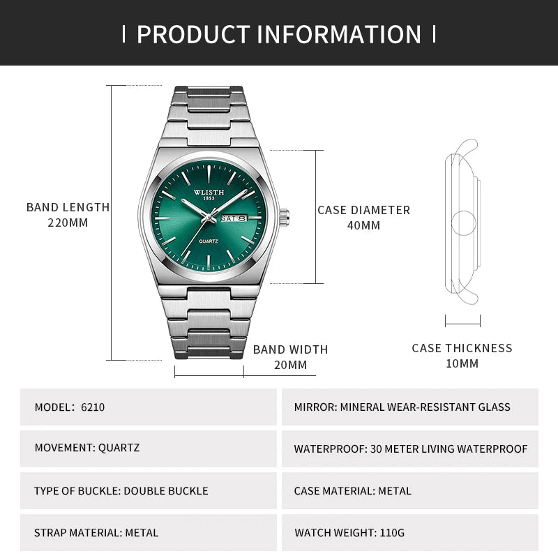 Classic Day-Date Quartz Watch