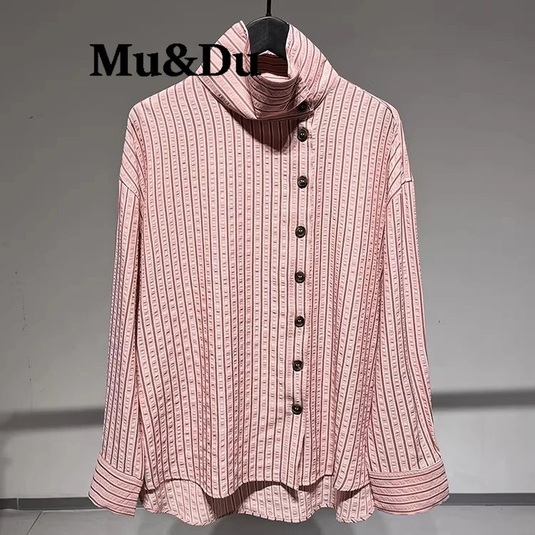 Pink Stripe Long-Sleeve Shirt