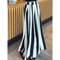 Striped Loose-Fit Trousers
