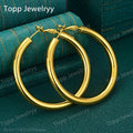Everyday Round Hoop Earrings