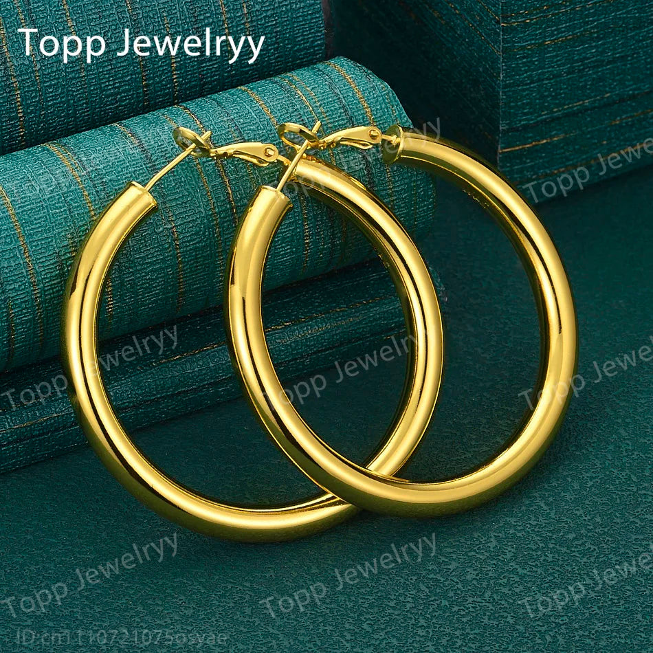 Everyday Round Hoop Earrings