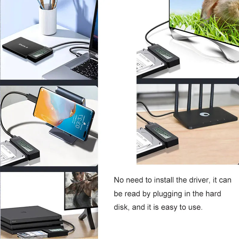 Shuole USB-to-SATA Drive Adapter