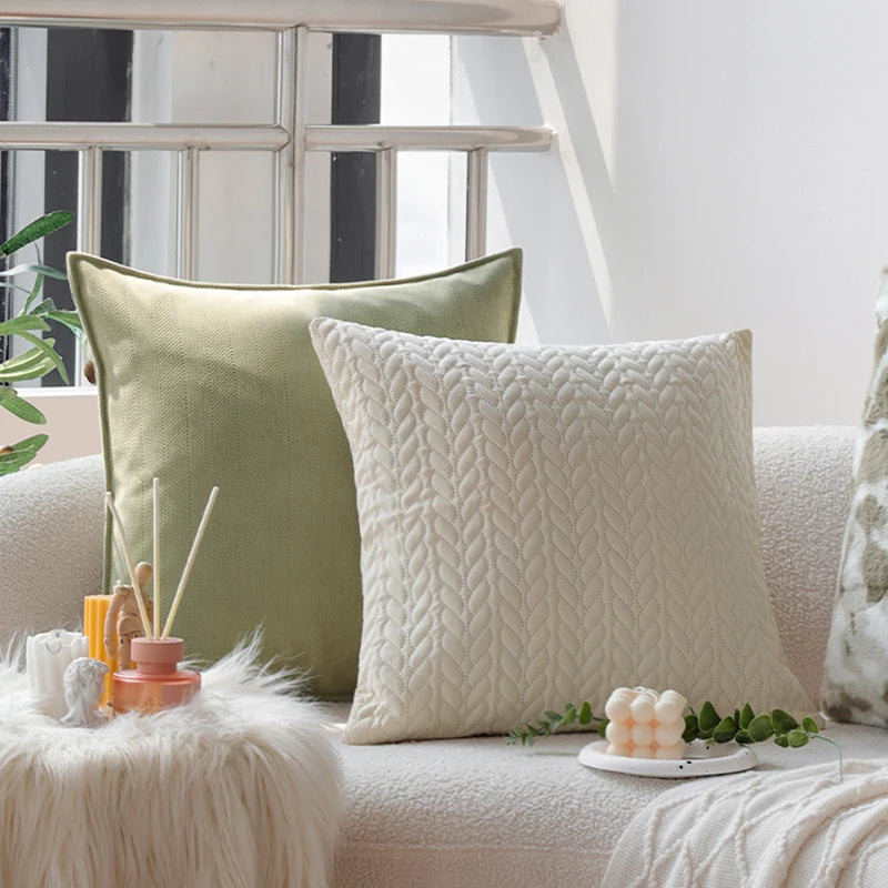 Textured 45 cm Cushion Cover