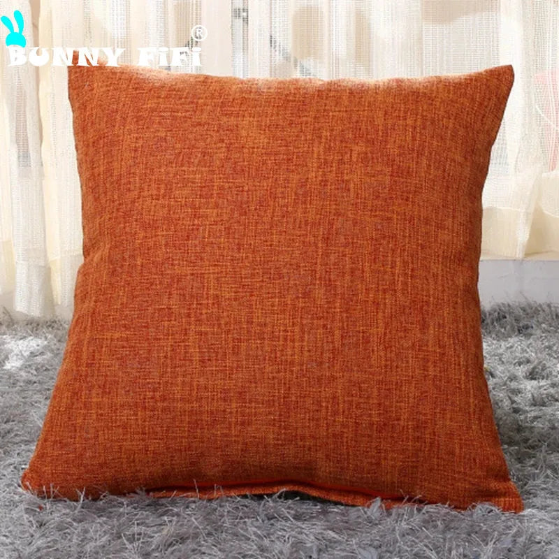 Everyday Solid-Color Cushion Cover