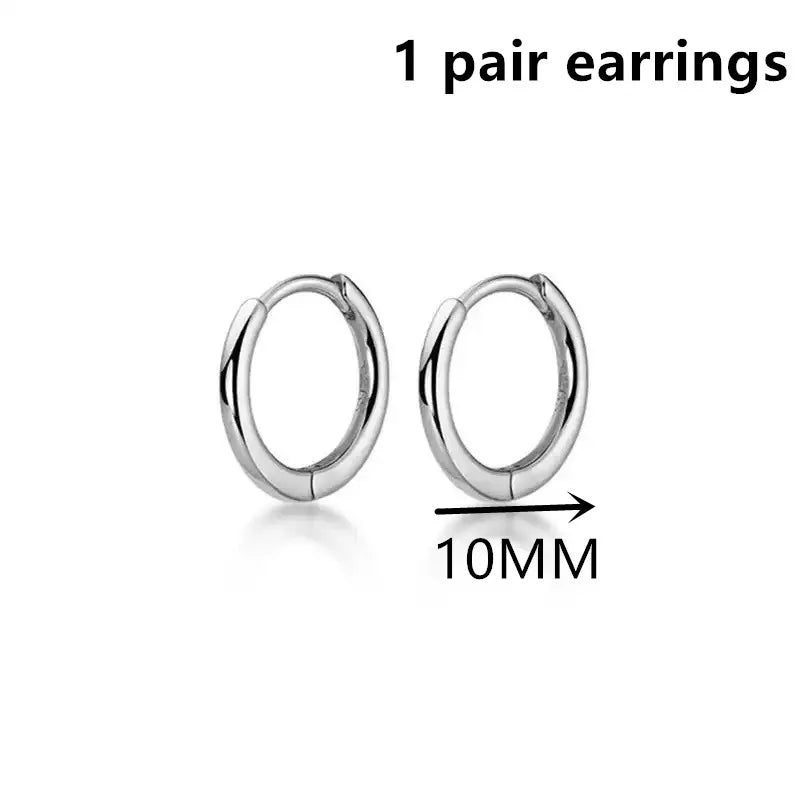 Smooth Round Stud Earrings