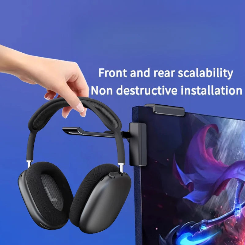 Monitor-Mount Headphone Hanger