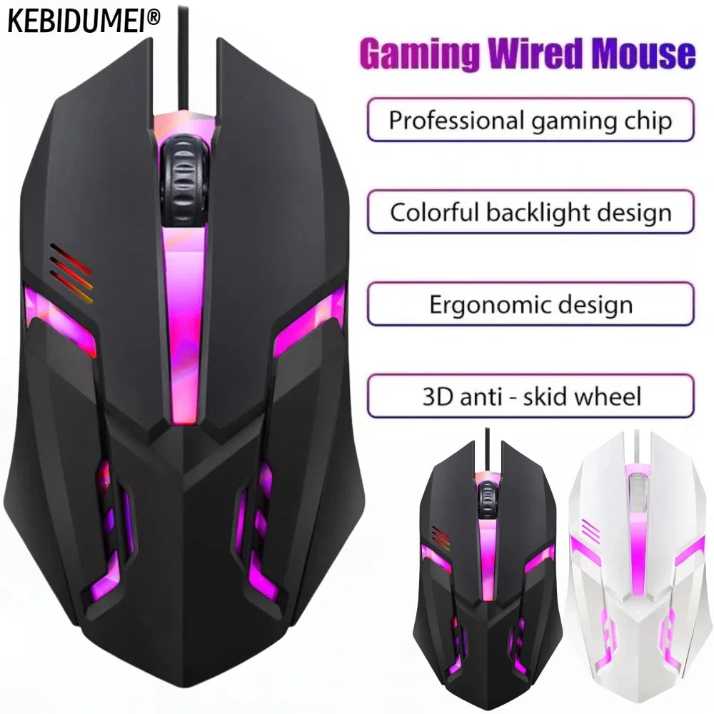 Kebidumei Breathing-Light USB Mouse