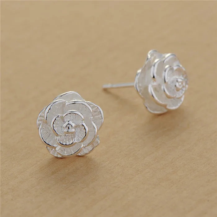 10 mm Flower Stud Earrings