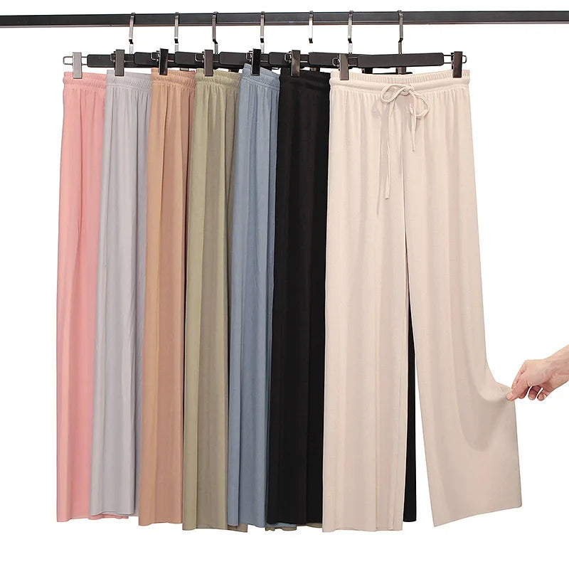 Ankle-Length Pleated Trousers