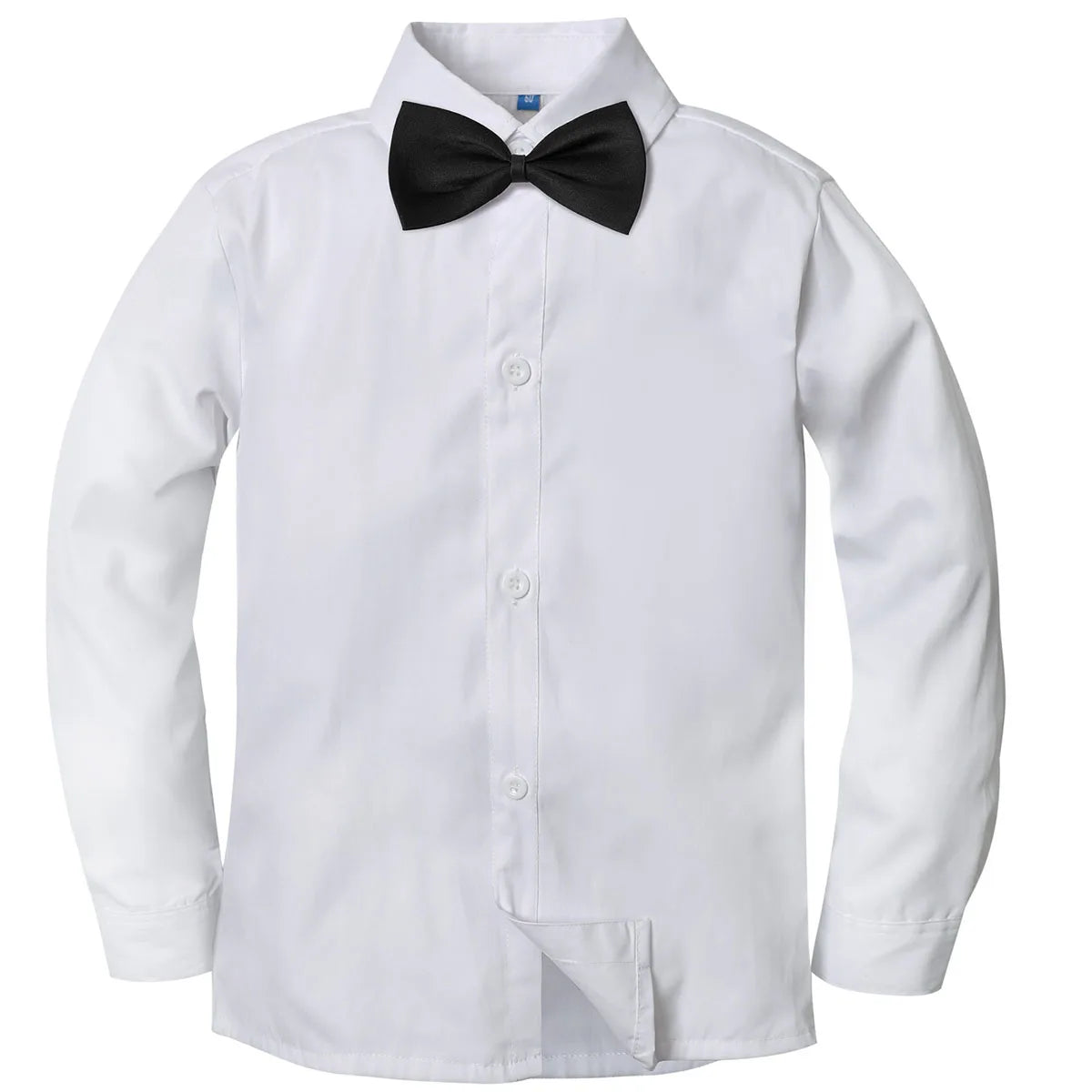 Long-Sleeve Dress Shirt & Bow Tie