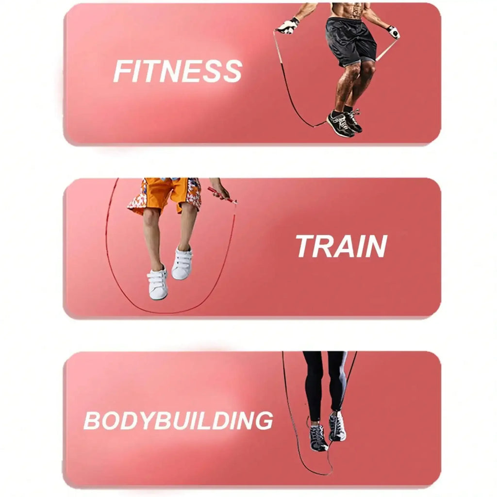 Adjustable Alloy-Handle Jump Rope