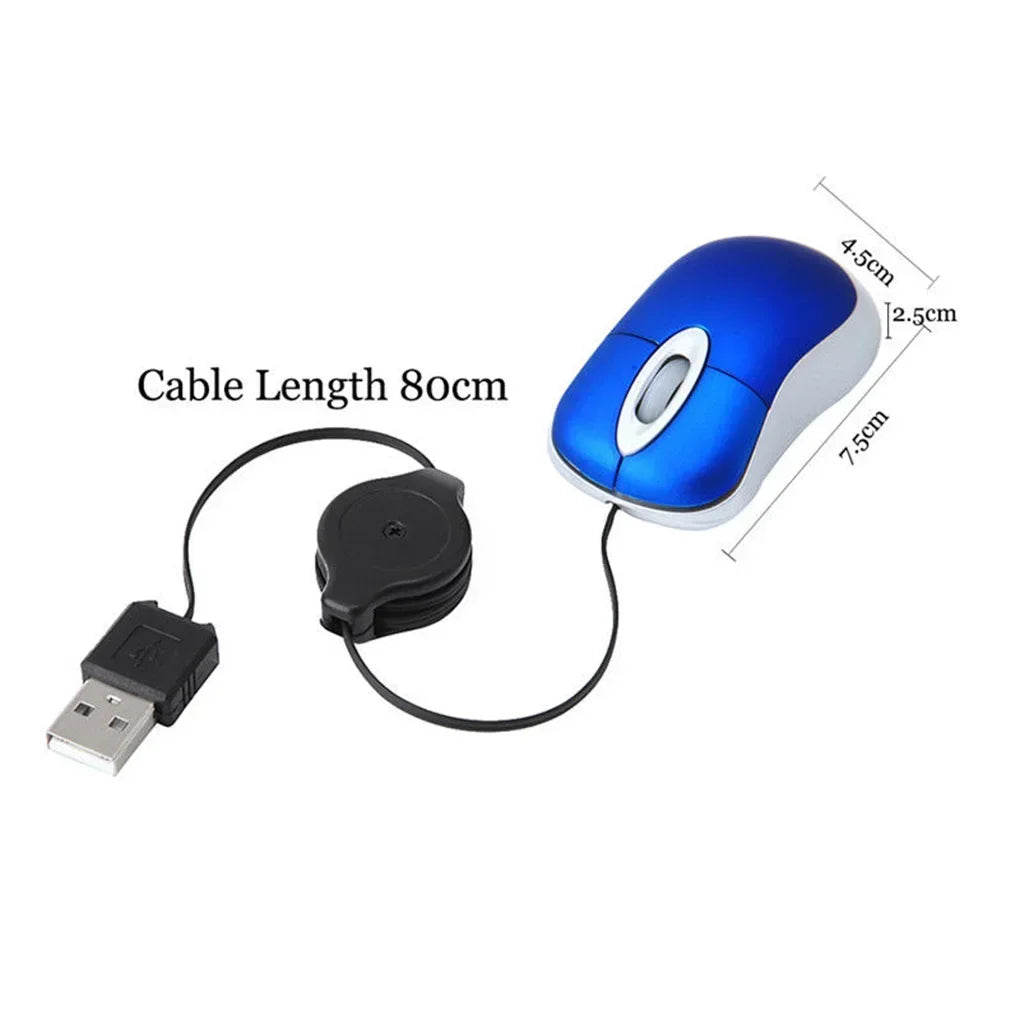 Mini Retractable USB Mouse