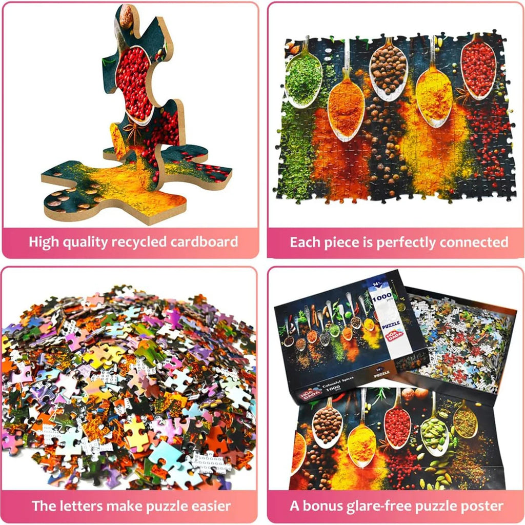 Colorful 1,000-Piece Jigsaw Puzzle
