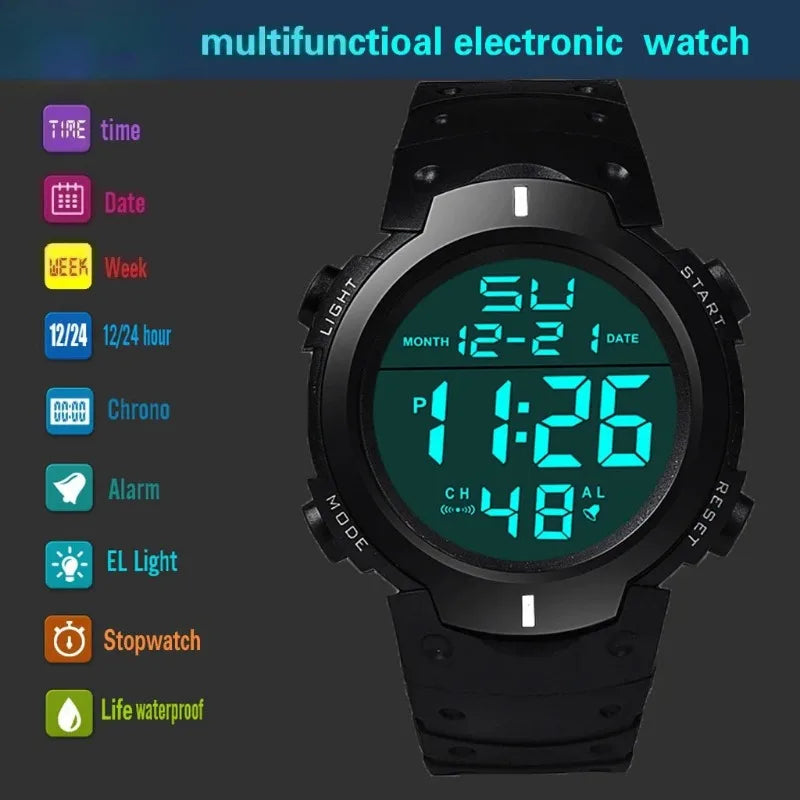 47 mm Digital Sport Watch