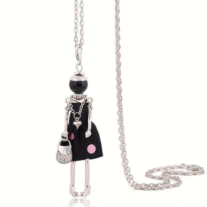 Decorative Long Pendant Necklace