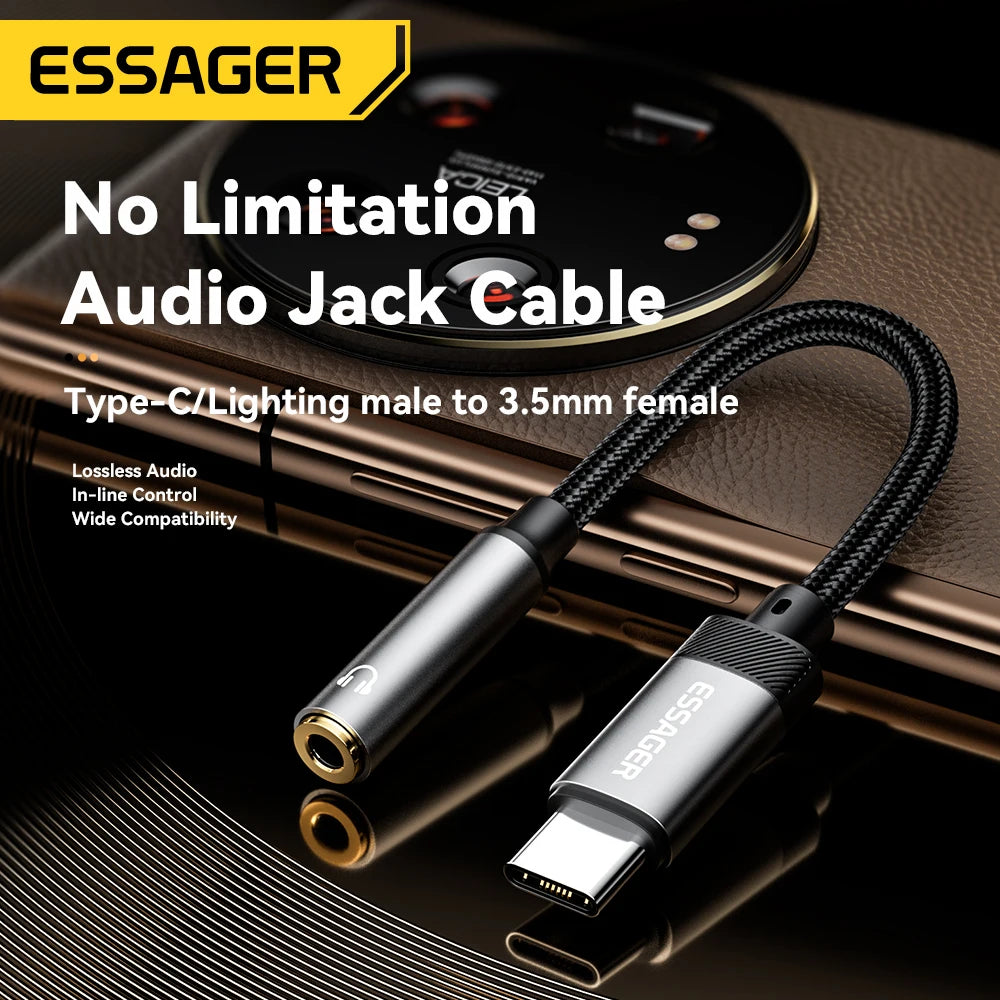 Essager 3.5 mm Headphone Adapter
