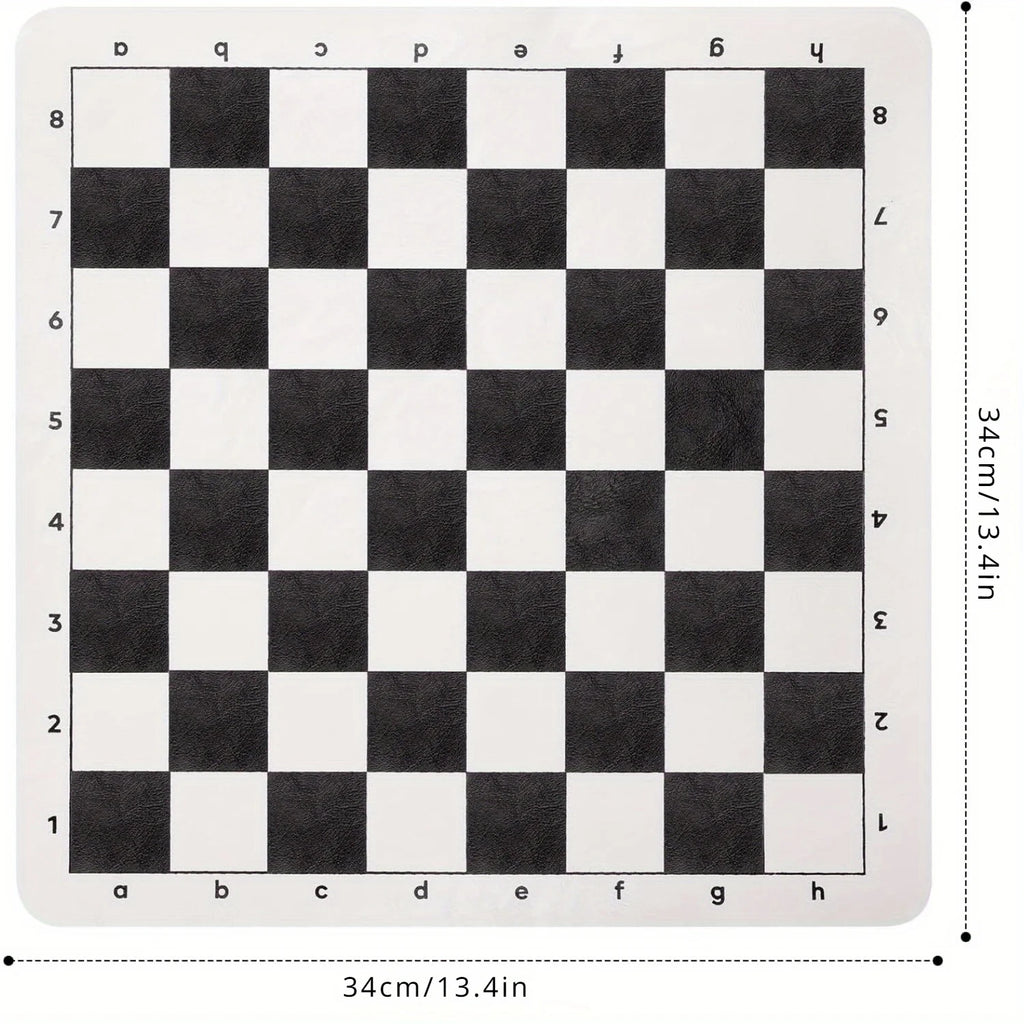 Travel Chess Mat & Carry Bag Set
