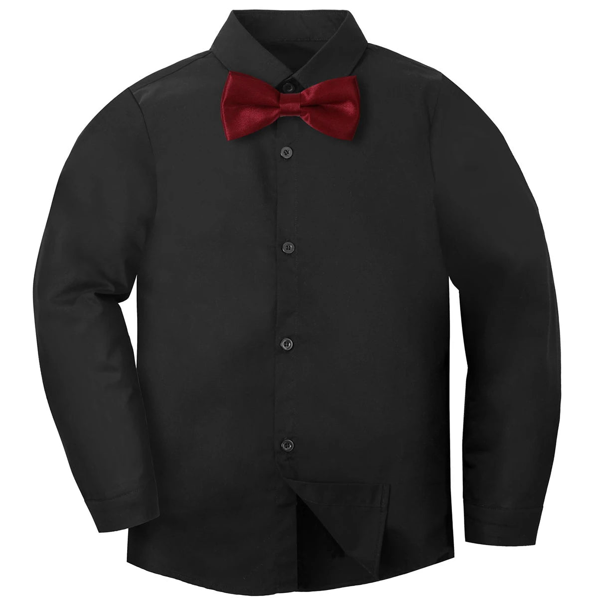 Long-Sleeve Dress Shirt & Bow Tie