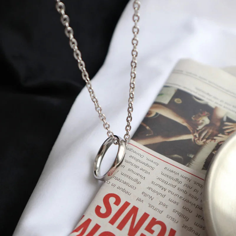 Long Geometric Layering Necklace