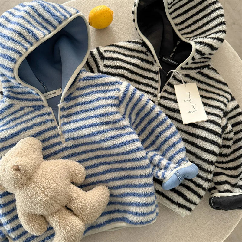 Striped Hooded Kids’ Sweatshirt